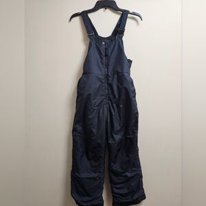 All in Motion Kids Black Snow Bibs Overalls Size M (8-10) Water Resistant Winter